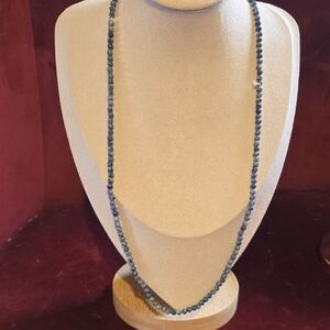 Vintage Blue Soapstone Beaded Necklace Boho 💫